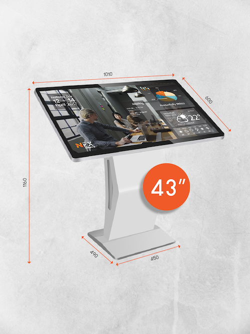 K-Stand Kiosk ขนาด 43 นิ้ว ด้านหลัง