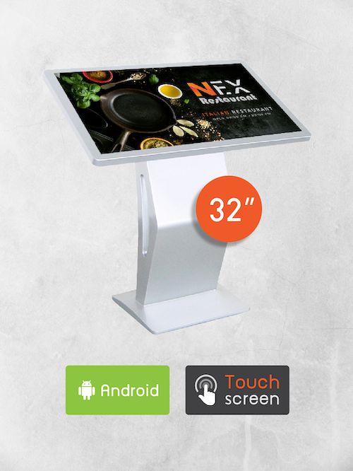 32" Android K-Stand Kiosk (ระบบสัมผัส)