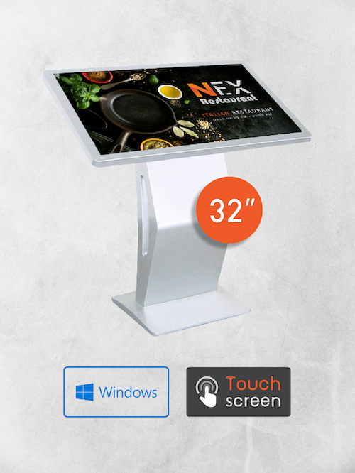 32" Windows K-Stand Kiosk (ระบบสัมผัส)