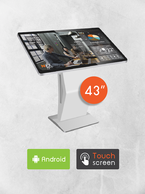 43" Android K-Stand Kiosk (ระบบสัมผัส)