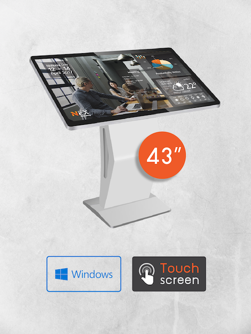 43" Windows K-Stand Kiosk (ระบบสัมผัส)