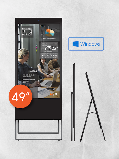 49" Windows Portable Signage TV (ไม่สัมผัส)