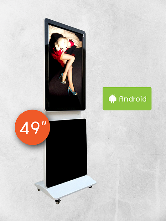 49" Android Rotating Screen Kiosk (ไม่สัมผัส)