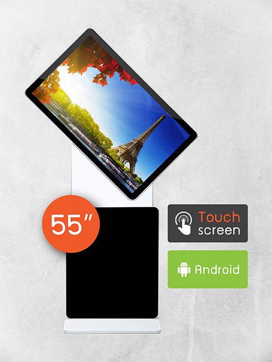 55" Android Rotating Screen Kiosk (ระบบสัมผัส)