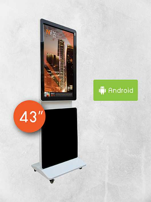 Rotating Screen Kiosk ขนาด 43 นิ้ว